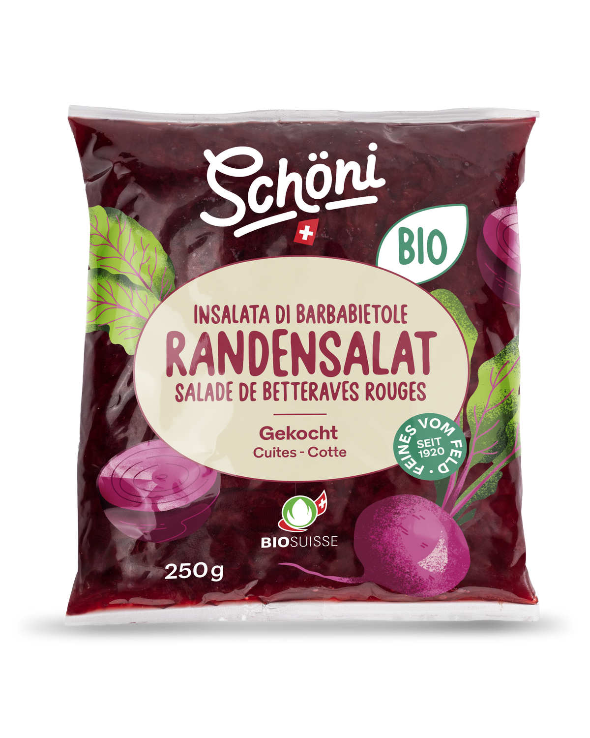 Schöni Bio Randensalat gekocht 250g