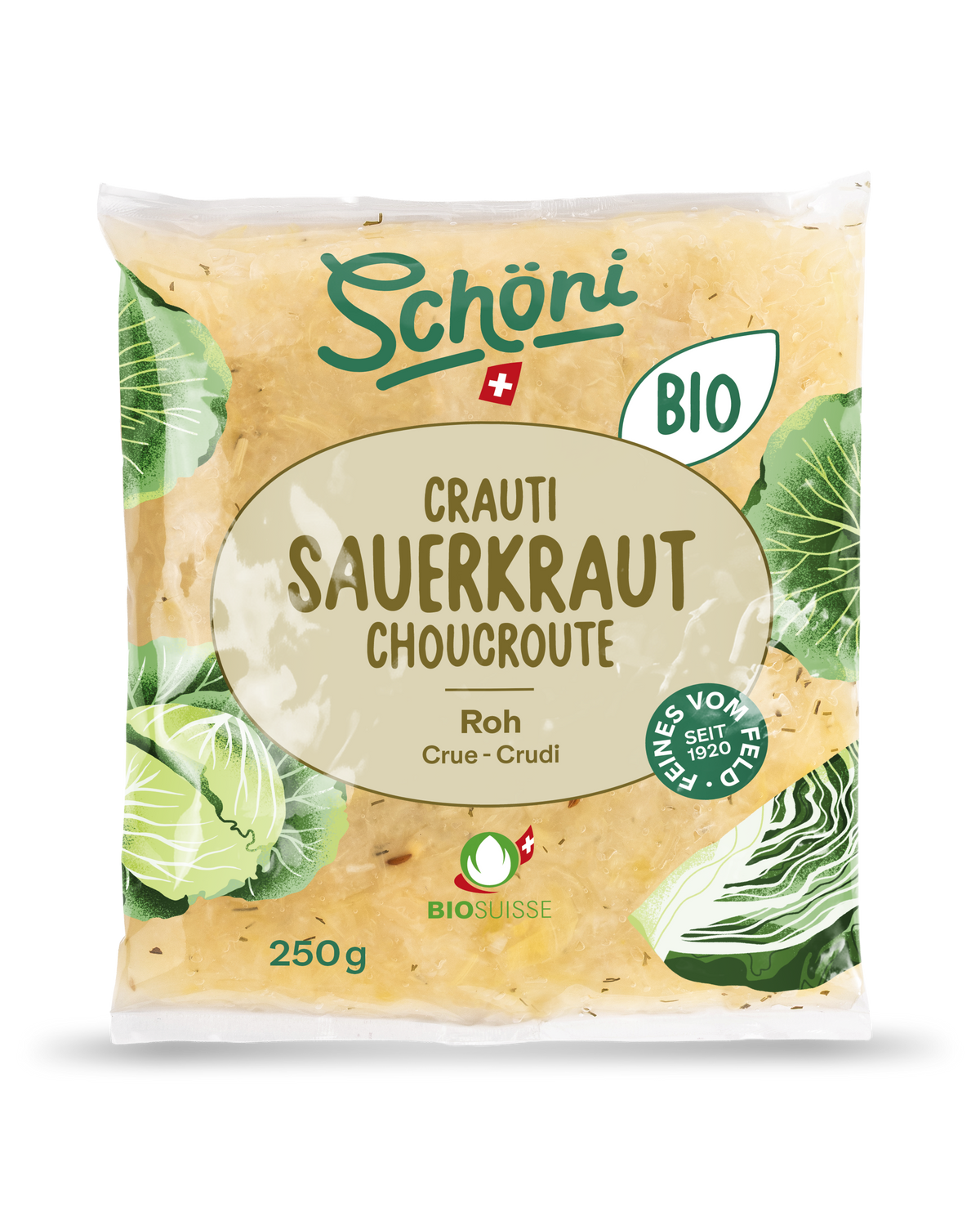 Schöni Bio Sauerkraut roh 250g