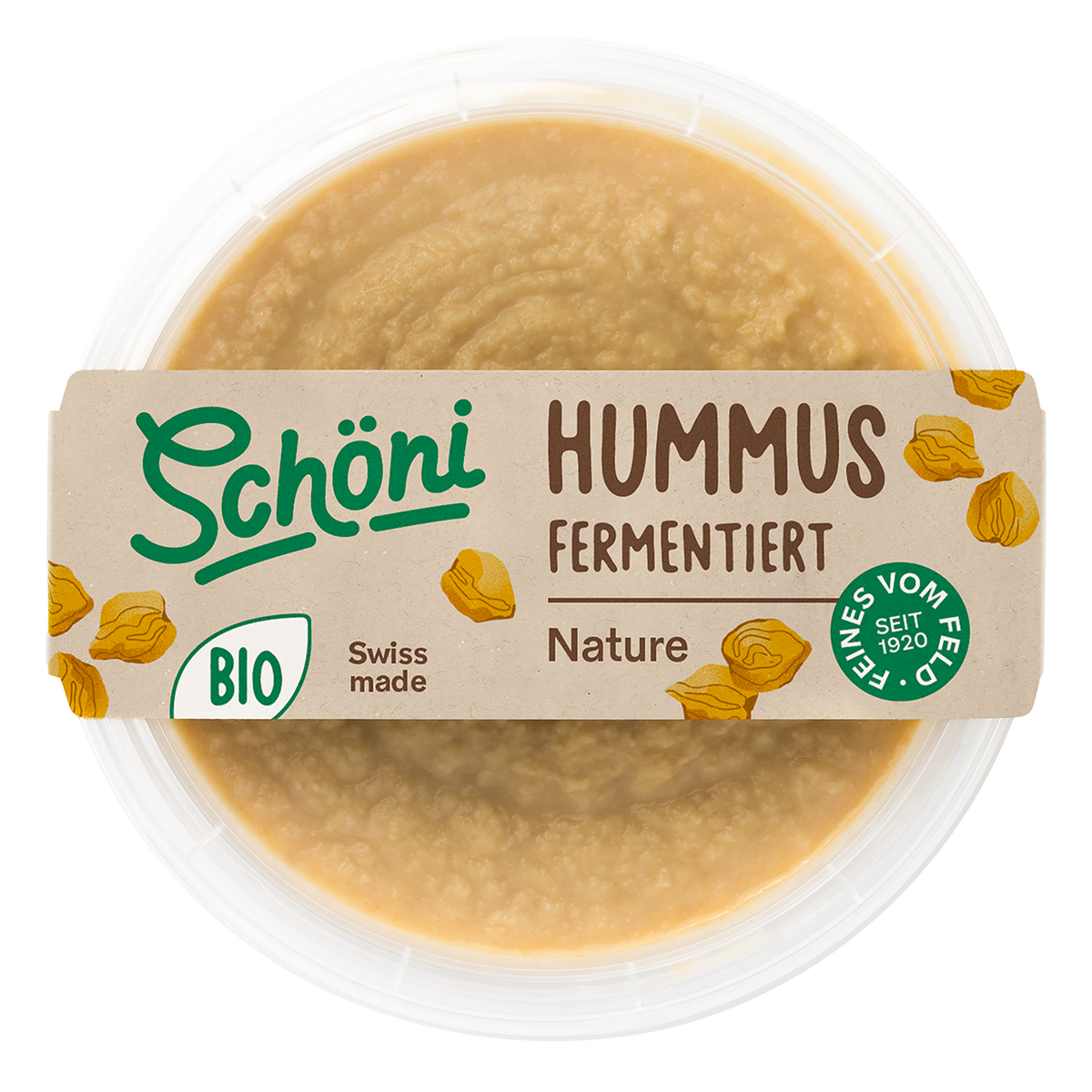 Schöni Bio Hummus Nature fermentiert 200g